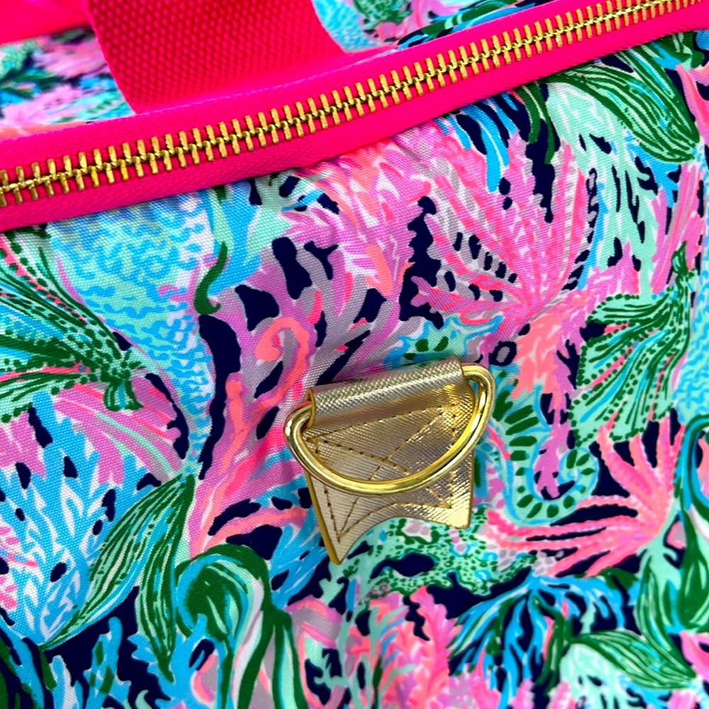 🔥🔥🆕💕🌴LILLY PULITZER🌴WINE CARRIER BRINGING MERMAID BACK - Picture 7 of 10